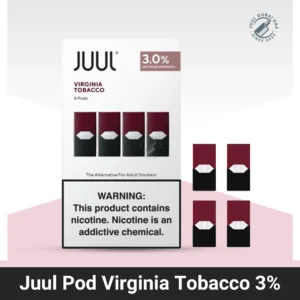 JUUL Pods Virginia Tobacco 3%