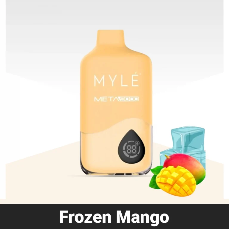 Myle Meta Frozen Mango 9000 Puffs Disposable 50Mg in Dubai