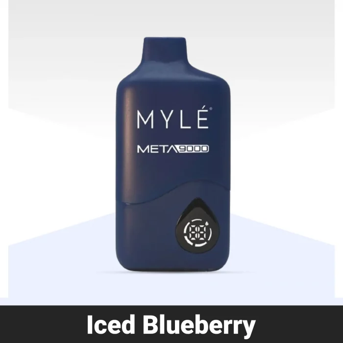 Myle Meta Iced Blueberry 9000 Puffs Disposable 50Mg in Dubai