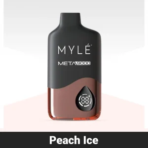 Myle Meta Peach Ice 9000 Puffs Disposable 50Mg in Dubai UAE