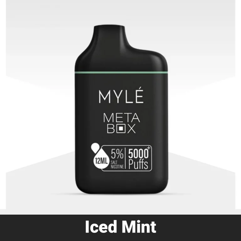 Myle Meta Box Iced Mint Disposable Device