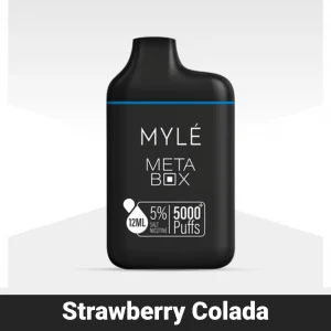 Myle Meta Box Strawberry Colada Disposable Device