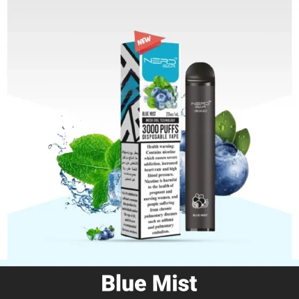 NERD BAR 3000 Puffs Blue Mist Disposable Vape