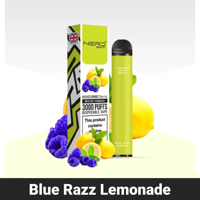 NERD BAR 3000 Puffs Blue Razz Lemonade Disposable vape