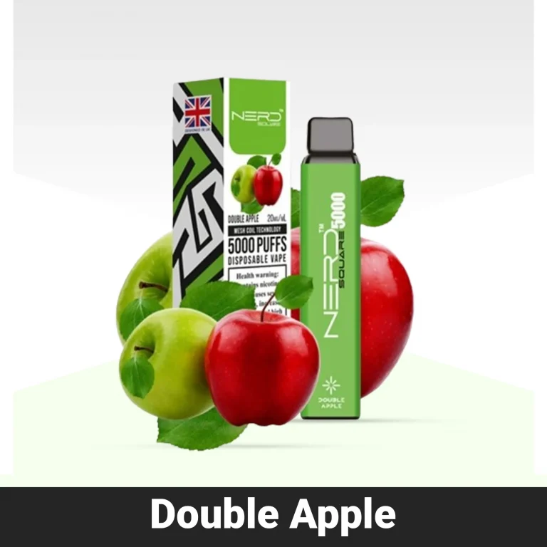 Nerd Square 5000 Double Apple Disposable Vape in Dubai UAE