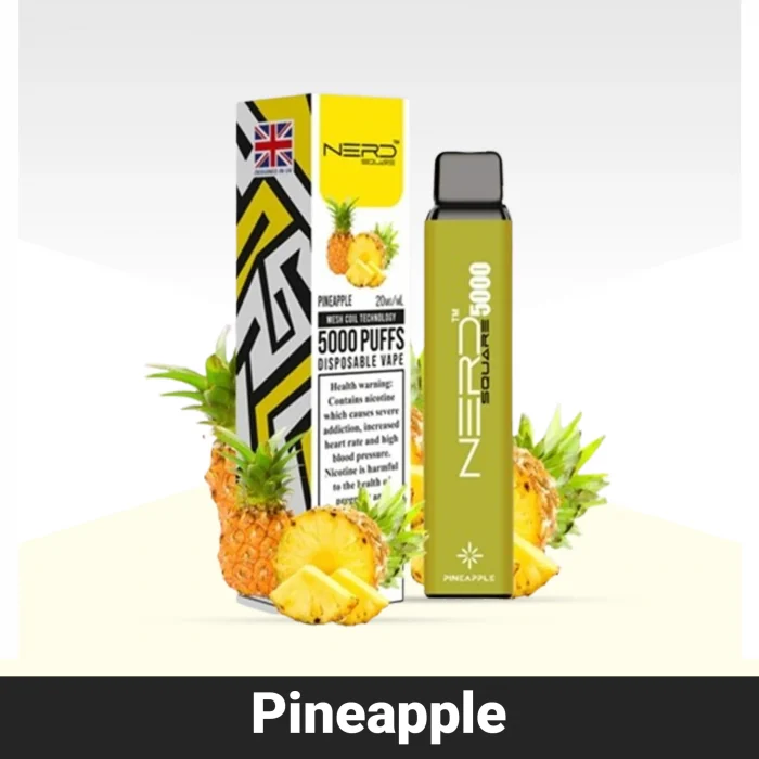 Nerd Square 5000 Pineapple Disposable Vape in Dubai UAE