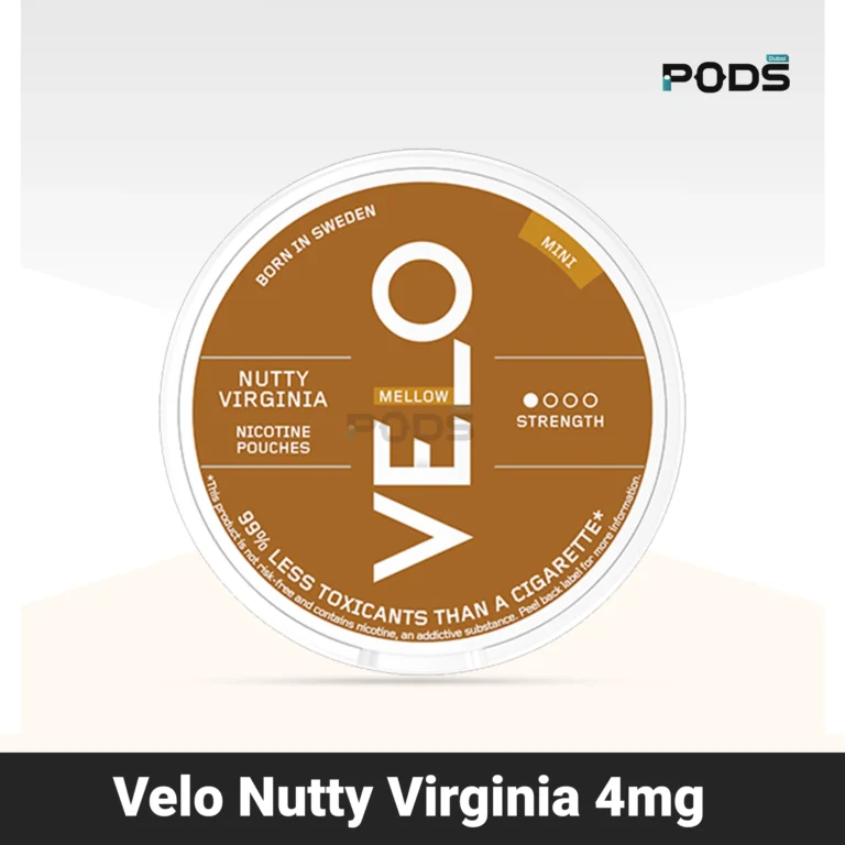 Buy Velo Nutty Virginia 4mg Nicotine Pouch in UAE