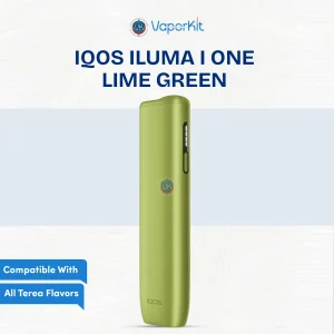 IQOS ILUMA i One Green all-in-one device with a smooth modern exterior for UAE Smokers