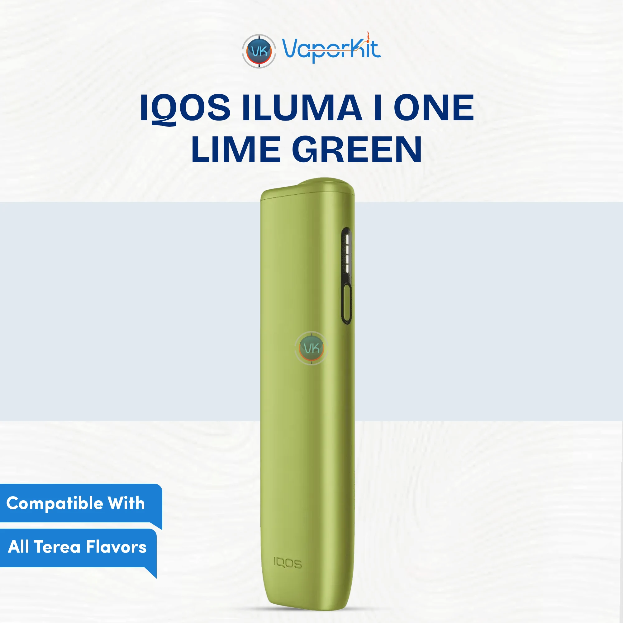IQOS ILUMA i One Green all-in-one device with a smooth modern exterior for UAE Smokers