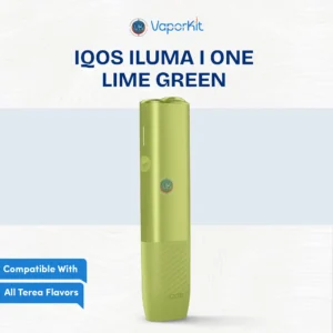 IQOS ILUMA i One Lime Green all-in-one device with FlexPuff technology for TEREA sticks