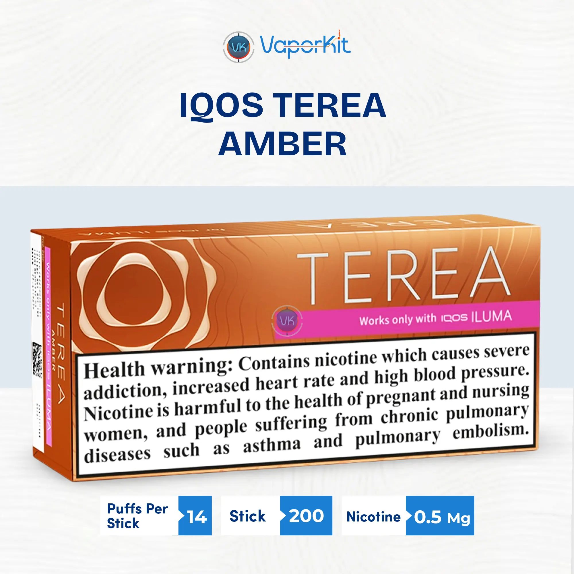 IQOS TEREA Amber Italy