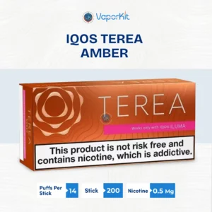 TEREA Amber Italy 20-stick pack for IQOS ILUMA – Genuine Italian Edition