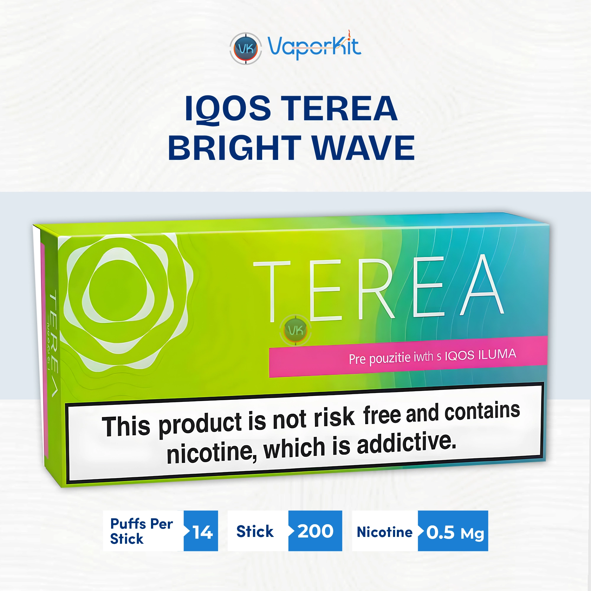 TEREA Bright Wave Indonesian Flavor for UAE Iluma Device Smokers