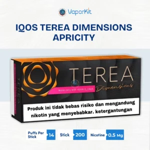 IQOS TEREA Dimensions Apricity Flavor for UAE Smokers