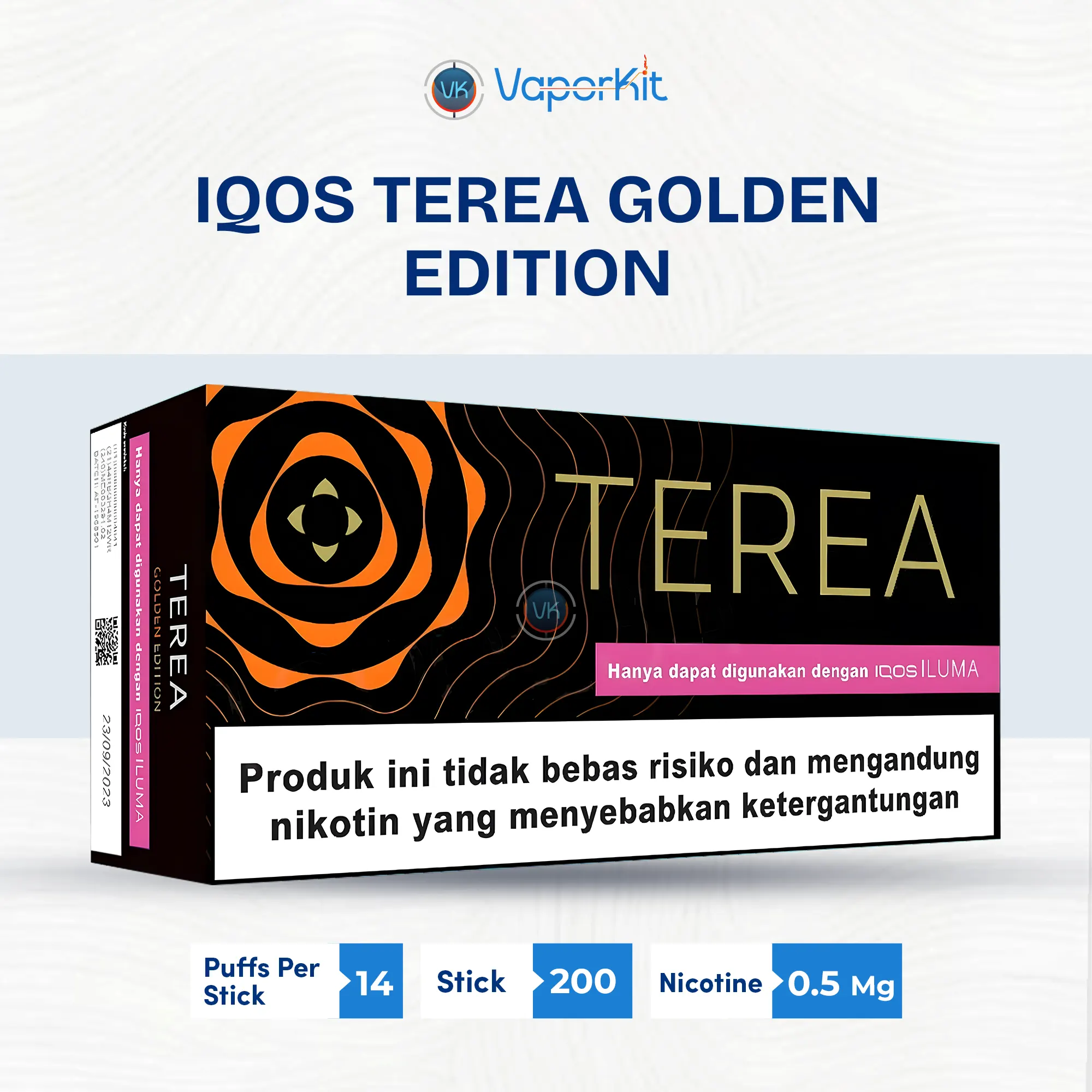 IQOS TEREA Golden Edition Indonesian flavor for UAE IQOS Smokers
