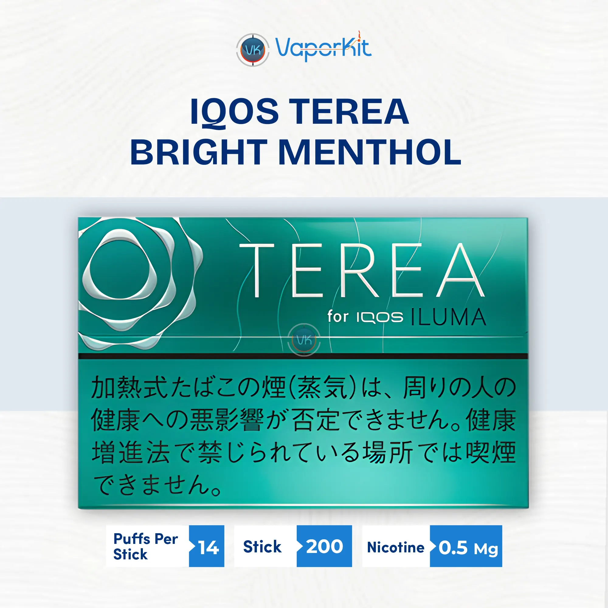 IQOS TEREA Menthol Japan for Vaporkit