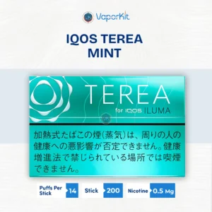 IQOS TEREA Mint Japan for Vaporkit