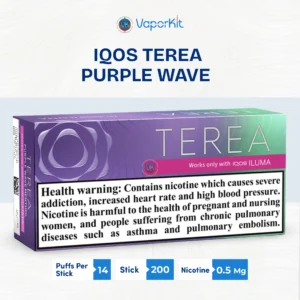 IQOS TEREA Purple Wave Italy for Vaporkit
