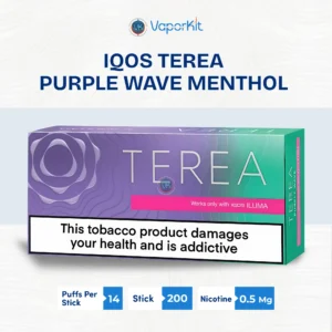 TEREA Purple Menthol Italy aromatic berry tobacco sticks for IQOS ILUMA - Premium Italian Edition