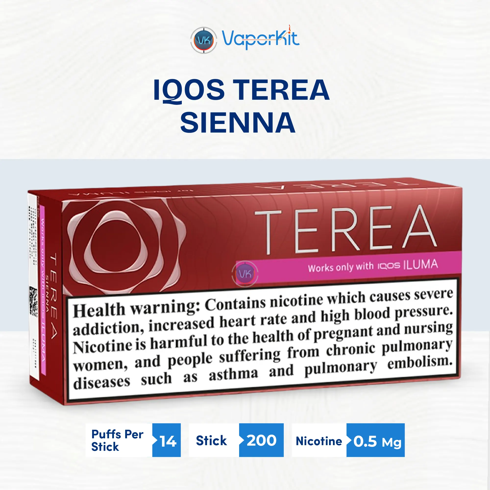 IQOS TEREA Sienna Italy for Vaporkit