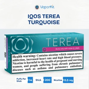IQOS TEREA Turquoise Italy for Vaporkit