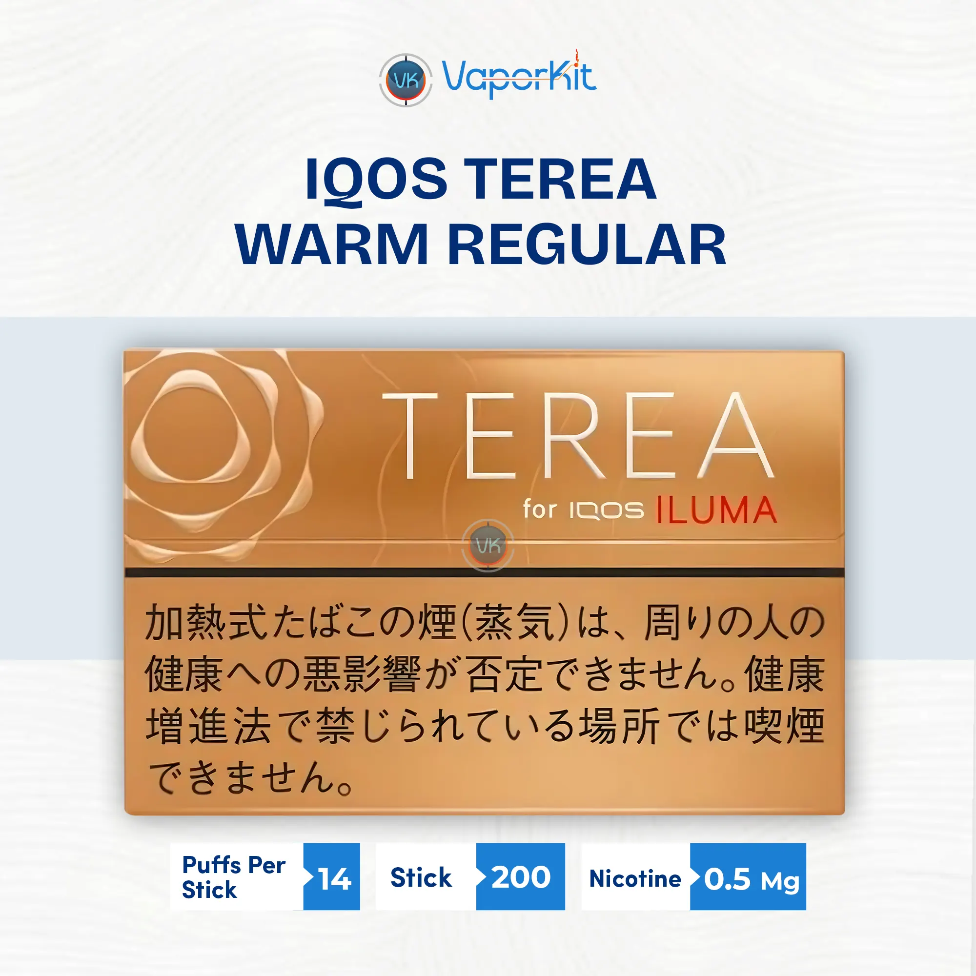 IQOS TEREA Warm Regular Japan for Vaporkit