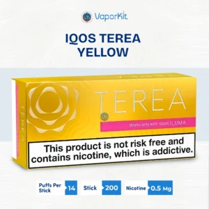 TEREA Yellow Italy tobacco sticks for IQOS ILUMA i 2026 Edition - Genuine Italian Stock