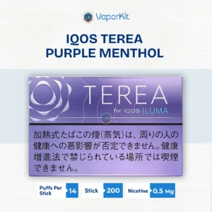 IQOS Terea Purple Menthol Japan for Vaporkit