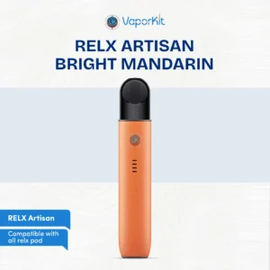 RELX Artisan Bright Mandarin smooth draw pod system for Abu Dhabi, Ras Al Khaimah, UAE