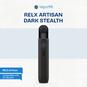 Get RELX Artisan Dark Stealth premium vape device with matte finish and slim body in UAE