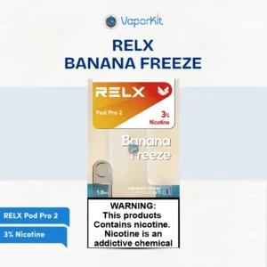 RELX Pod Pro 2 Banana Freeze 3% flavor available in Dubai Online
