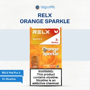 Relx Pod Pro 2 Orange Sparkle 3% pre-filled citrus vape pod UAE