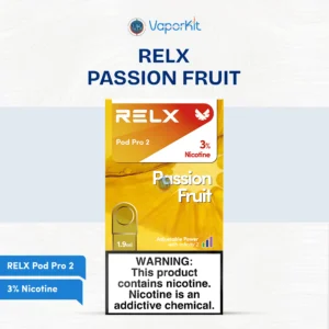 relx pod pro 2 passion fruit 3 percent vape pod