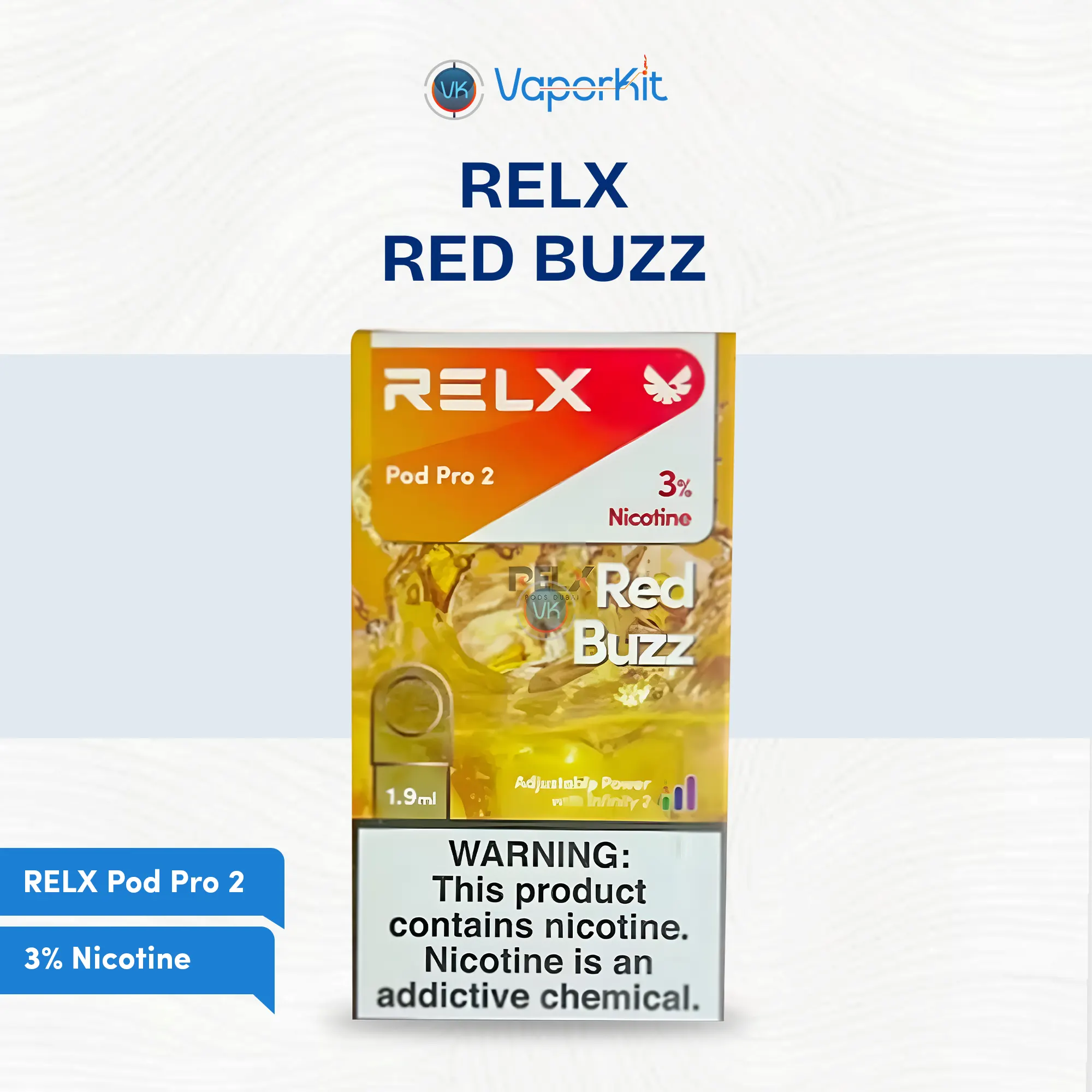 RELX Pod Pro 2 Red Buzz 3%