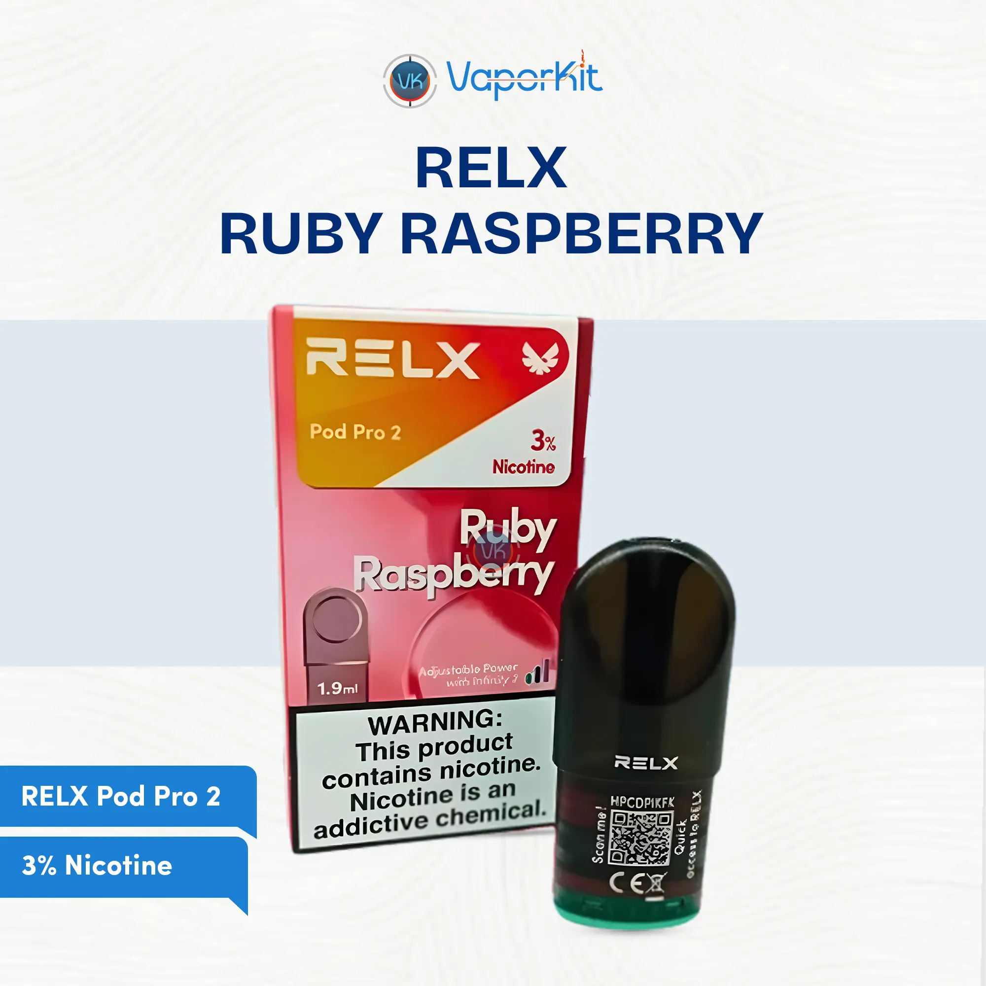 RELX Pod Pro 2 Ruby Raspberry 3%