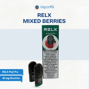 RELX Pod Pro Mixed Berries 18mg Flavor: to get mixed berry flavor, Available in Ras Al Khaimah