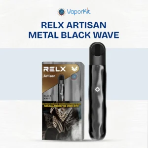 RELX Artisan Metal Black Wave vape device in Dubai, UAE