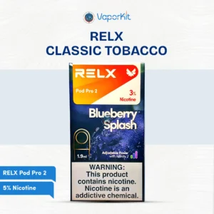 RELX Pod Pro 2 Classic Tobacco 5% vape pod for RELX Infinity device – pre-filled pod with up to 650 puffs
