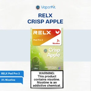 Buy RELX Pod Pro 2 Crisp Apple 3% vape pods UAE green apple flavor prefilled pod pack