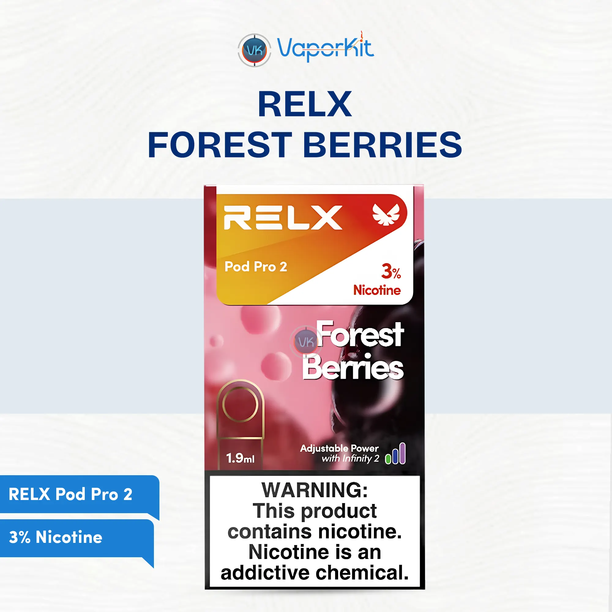 RELX Pod Pro 2 Forest Berries 3%