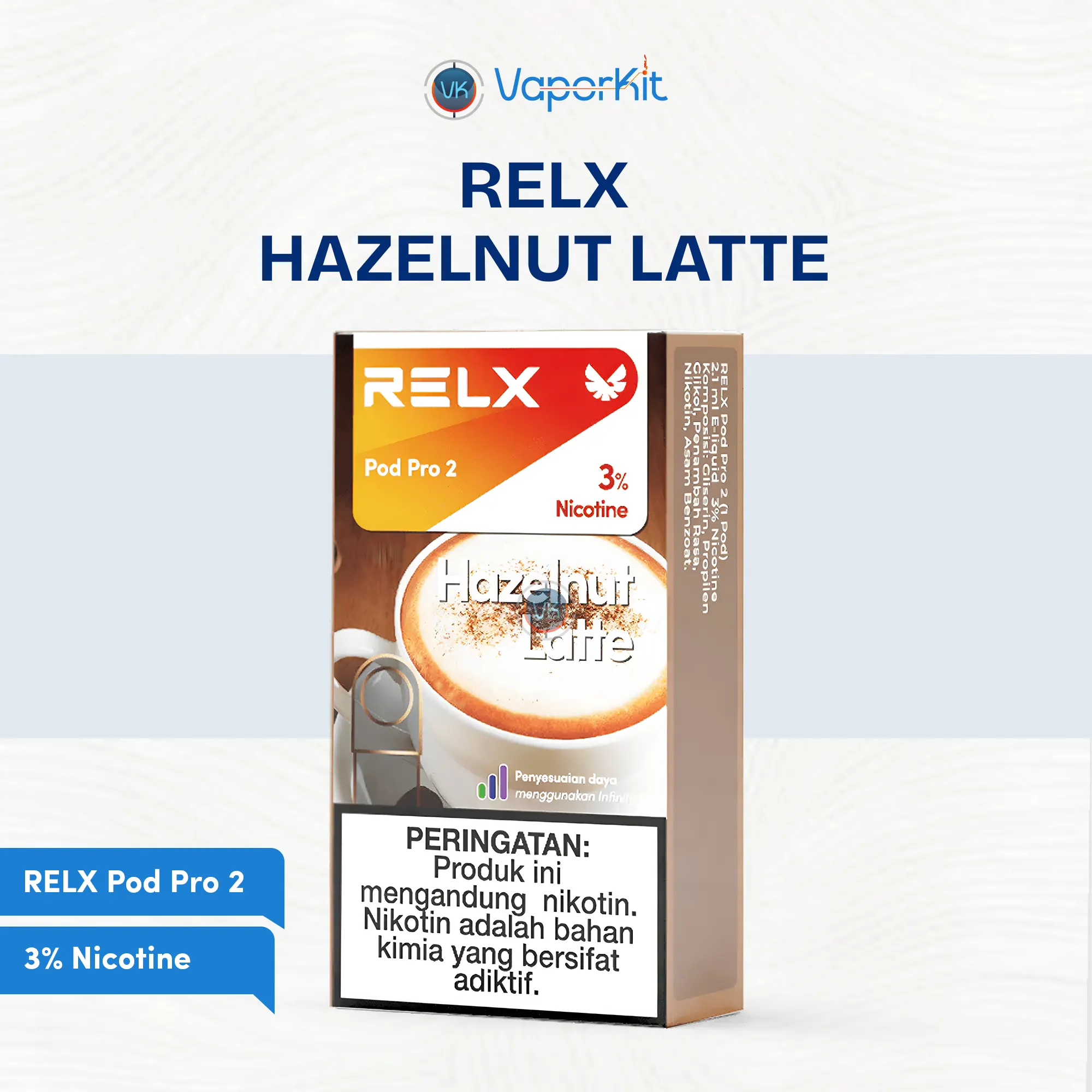 RELX Pod Pro 2 Hazelnut Latte 3%