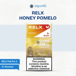 RELX Pod Pro 2 Honey Pomelo 3% packaging and pod
