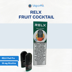 RELX Pod Pro Fruit Cocktail 18mg in Ajman ,all-day vaping satisfaction
