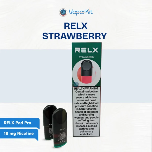 Buy RELX Pod Pro Strawberry 1.8% UAE | Fast dellivery