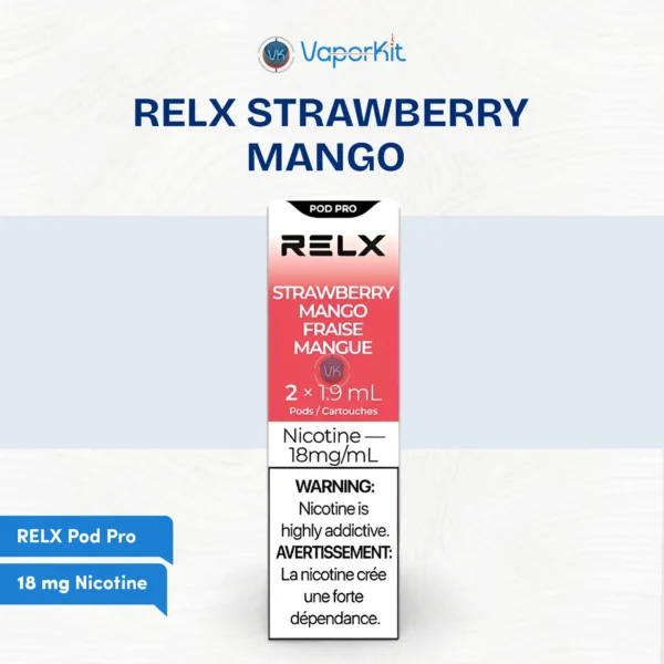 relx pod strawberry RELX Strawberry Flavor 3pcs Pods 3% main image 1