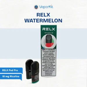 RELX Watermelon 18mg pod with sweet and refreshing fruit flavor