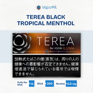 Terea Black Tropical Menthol for Vaporkit
