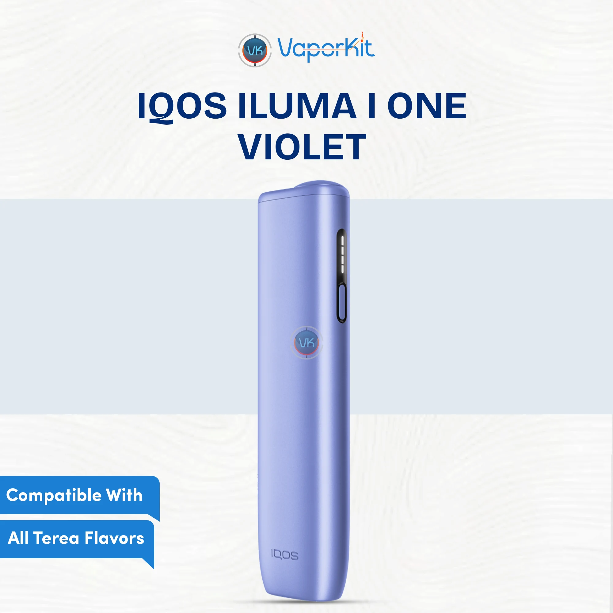 IQOS ILUMA i One Violet compact device designed for TEREA sticks