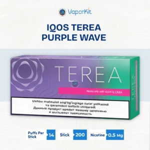 Order authentic TEREA Purple Wave Uzbekistan berry-infused tobacco sticks for IQOS ILUMA.