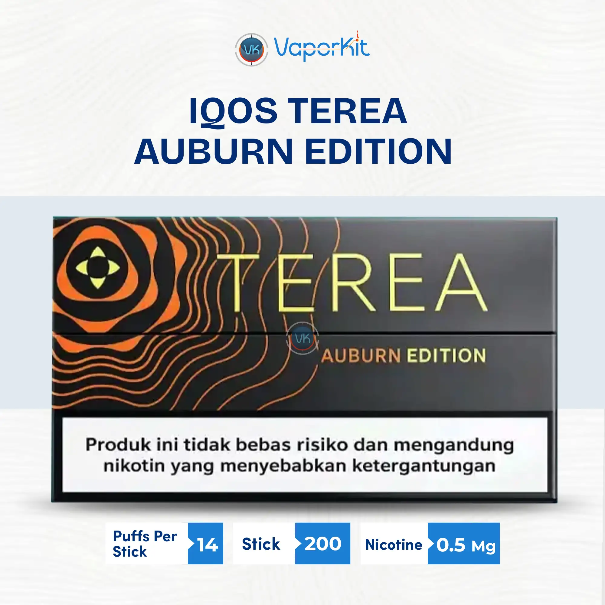IQOS TEREA Auburn Edition Indonesia pack for IQOS ILUMA devices